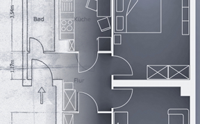 Grundriss-Visualisierung